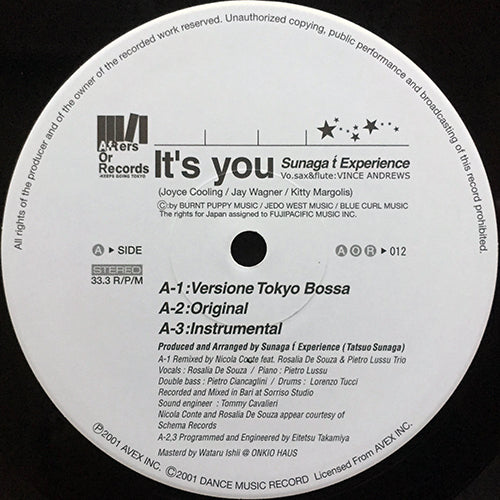 SUNAGA T EXPERIENCE // IT'S YOU (5VER)