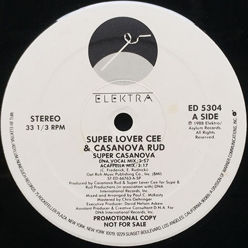 SUPER LOVER CEE & CASANOVA RUD // SUPER CASANOVA (4VER)