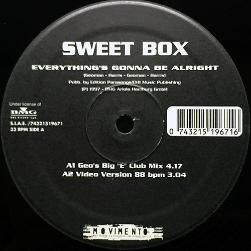 SWEETBOX // EVERYTHING'S GONNA BE ALRIGHT (4VER)