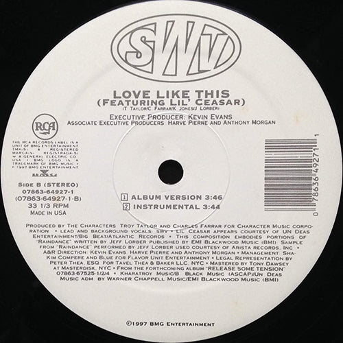 SWV feat. PUFF DADDY // SOMEONE (3VER) / LOVE LIKE THIS (2VER) – next ...