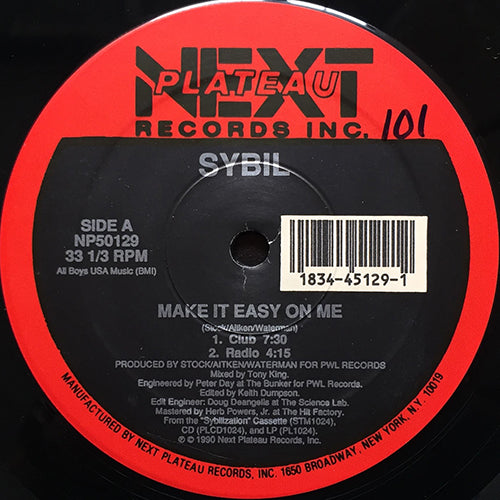 SYBIL // MAKE IT EASY ON ME (2VER) / LIVING FOR THE MOMENT (2VER)