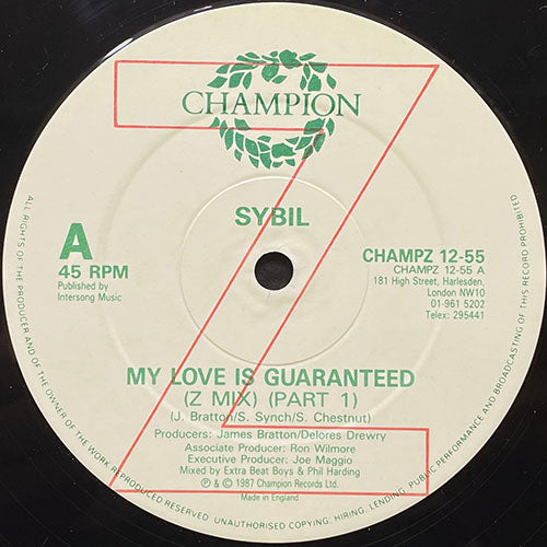 SYBIL // MY LOVE IS GUARANTEED (Z MIX) (PART 1) / (Z MIX) (PART 2)