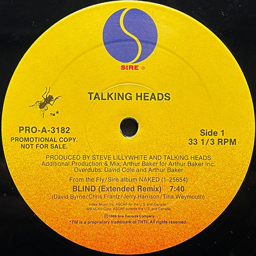 TALKING HEADS // BLIND (EXTENDED REMIX) (7:40)