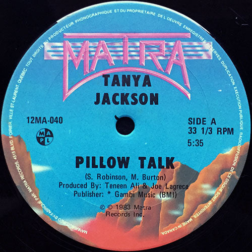 TANYA JACKSON // PILLOW TALK (5:35) / KEEP ON SEARCHING (4:57)