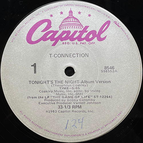 T-CONNECTION // TONIGHT'S THE NIGHT (5:05/3:45)