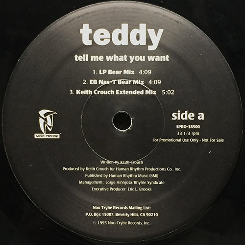 TEDDY // TELL ME WHAT YOU WANT (5VER)