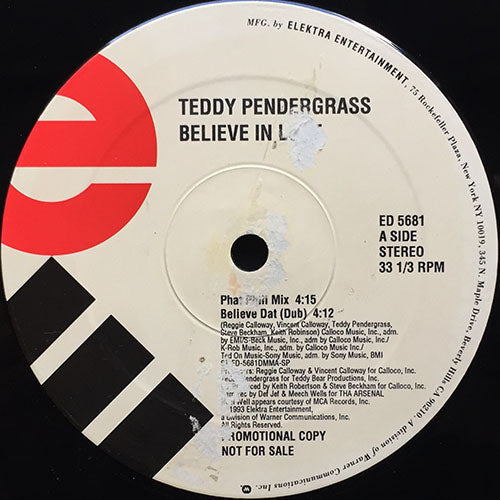 TEDDY PENDERGRASS // BELIEVE IN LOVE (4VER)