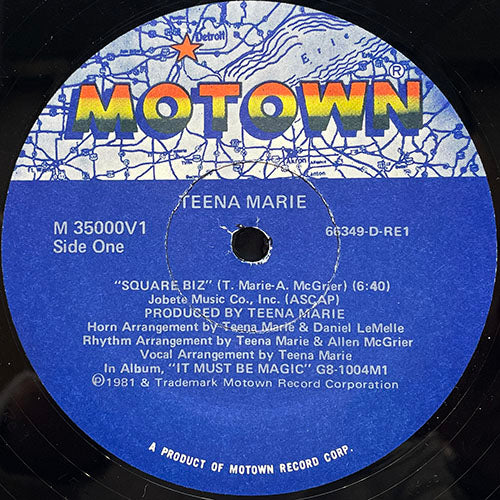 TEENA MARIE // SQUARE BIZ (6:40) / INST (6:39)