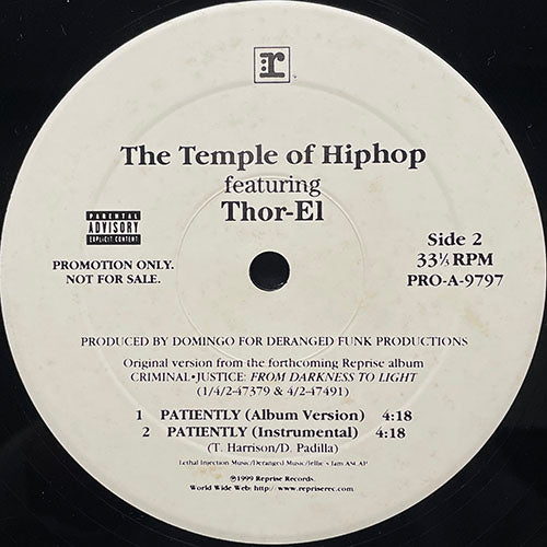 TEMPLE OF HIP HOP feat. THOR-EL // PATIENTLY (3VER)