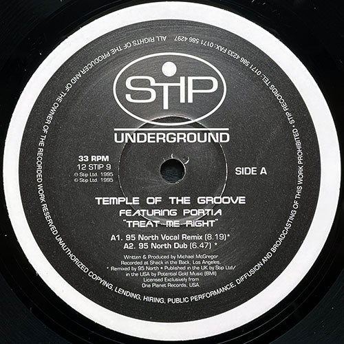 TEMPLE OF THE GROOVE // TREAT ME RIGHT (4VER)
