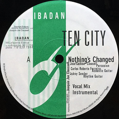 TEN CITY // NOTHING'S CHANGED (JOE CLAUSSELL REMIX) (4VER)