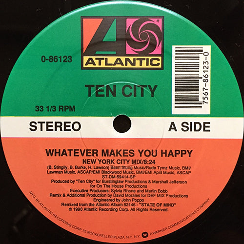 TEN CITY // WHATEVER MAKES YOU HAPPY (3VER) – next records japan
