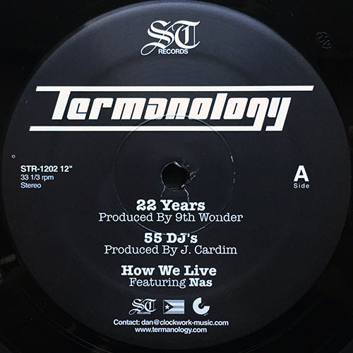 TERMANOLOGY // 22 YEARS (2VER) / 55 DJ'S (2VER) / HOW WE LIVE (2VER)