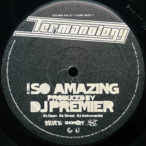 TERMANOLOGY // SO AMAZING (3VER) / LOW IQ (3VER)