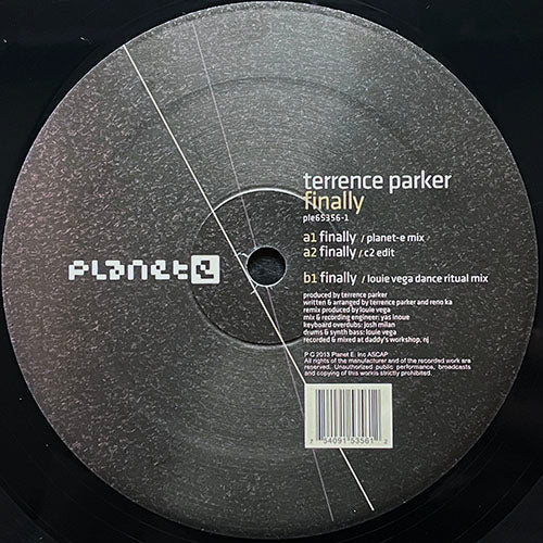 TERRENCE PARKER // FINALLY (CARL CRAIG EDIT & LITTLE LOUIE VEGA REMIX) (3VER)