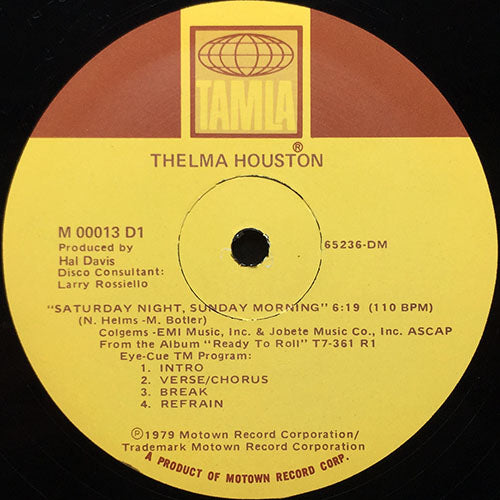 THELMA HOUSTON // SATURDAY NIGHT, SUNDAY MORNING (6:19) / INST (5:38)