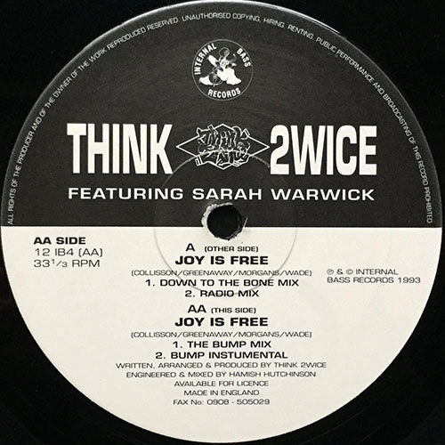 THINK 2WICE feat. SARA WARWICK // JOY IS FREE (4VER)