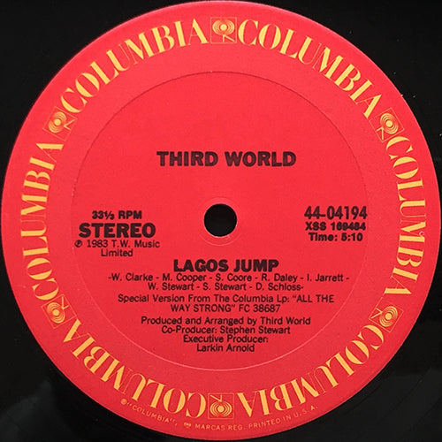 THIRD WORLD // LAGOS JUMP (5:10) / SWING LOW (3:11)