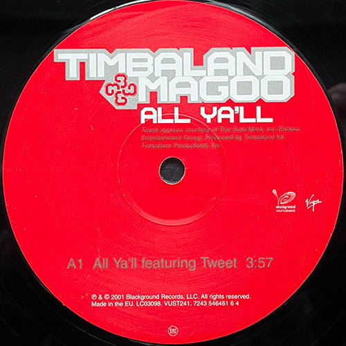 TIMBALAND & MAGOO feat. TWEET // ALL YA'LL (2VER) / DROP