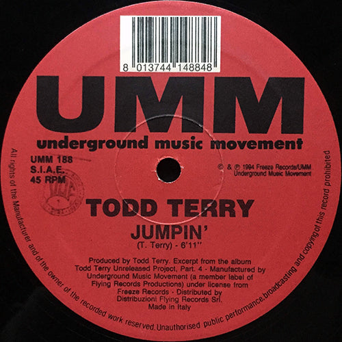 TODD TERRY // JUMPIN' (6:11)
