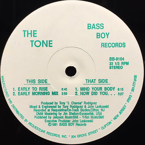 THE TONE // EARLY TO RISE (2VER) / MIND YOUR BODY / HOW DID YOU...