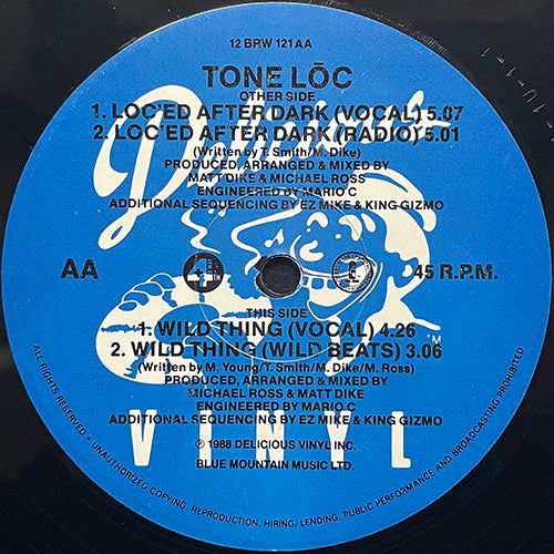 TONE LOC // LOC'ED AFTER DARK (2VER) / WILD THING (2VER)