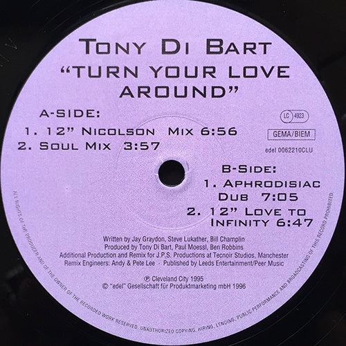 TONY DI BART // TURN YOUR LOVE AROUND (4VER)