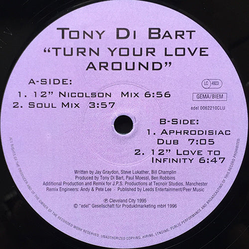 TONY DI BART // TURN YOUR LOVE AROUND (4VER)