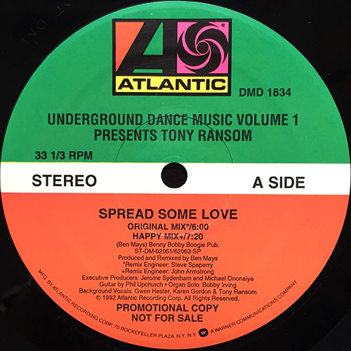 TONY RANSOM // SPREAD SOME LOVE (4VER)