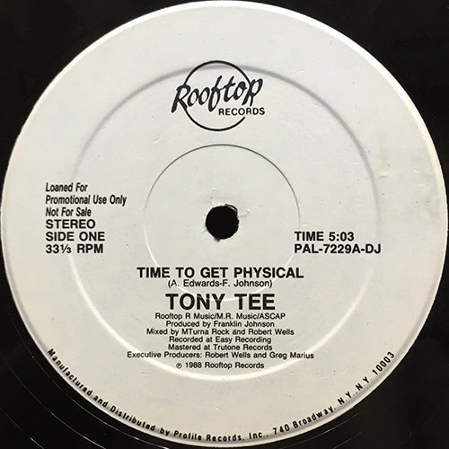 TONY TEE // TIME TO GET PHYSICAL (3VER)