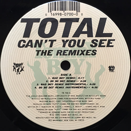 TOTAL feat. KEITH MURRAY / NOTORIOUS B.I.G. // CAN'T YOU SEE (REMIX) (7VER)