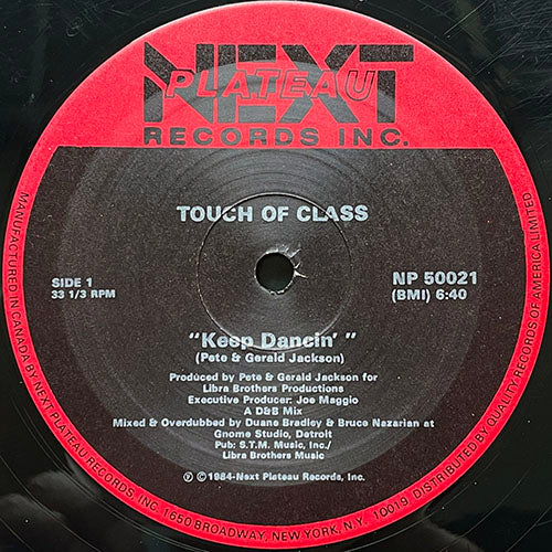 TOUCH OF CLASS // KEEP DANCIN' (6:40/4:00) / (INSTRUMENTAL) (5:15)