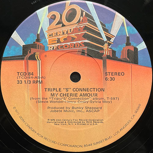 TRIPLE "S" CONNECTION // MY CHERIE AMOUR (6:30) / BACK IN YOUR ARMS AGAIN (5:08)