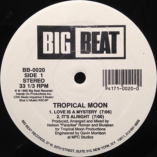 TROPICAL MOON // LOVE IS A MYSTERY / IT'S ALRIGHT / JUNGLE HOUSE / DATA BANK