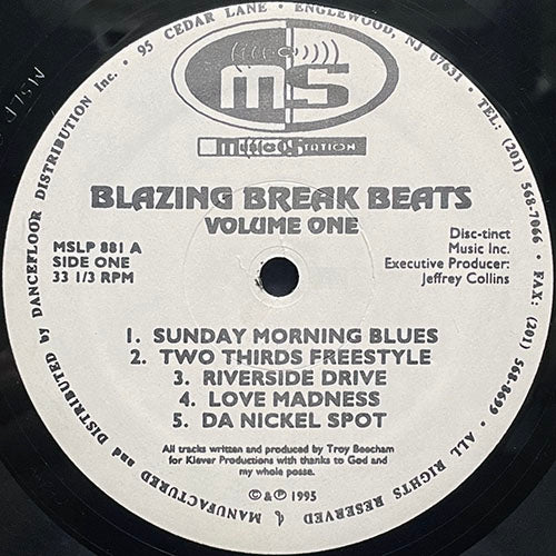 TROY BEECHAM // BLAZING BREAK BEATS BEATS VOLUME ONE (10 TRACKS)