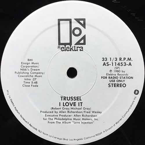 TRUSSEL // I LOVE IT (5:48) / YEARNING FOR YOUR LOVE (4:12)