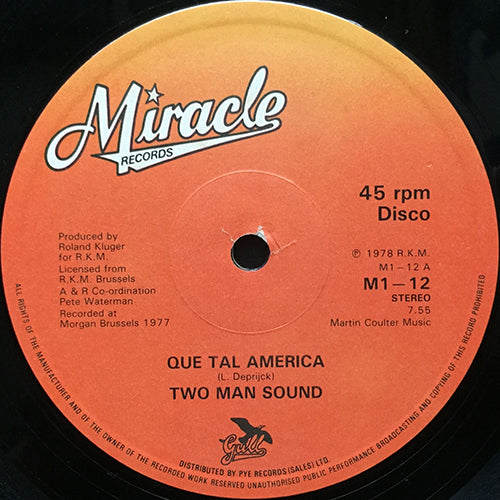 TWO MAN SOUND // QUE TAL AMERICA (7:55) / BRAZIL O BRAZIL (SARAVA MEU AMOR) (3:52)