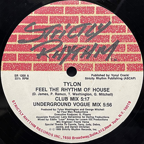 TYLON // FEEL THE RHYTHM OF HOUSE (5VER)