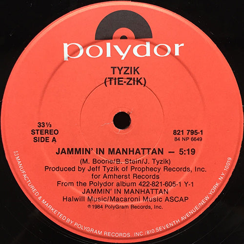 TYZIK // JAMMIN' IN MANHATTAN (5:19) / KILLER JOE (4:32)