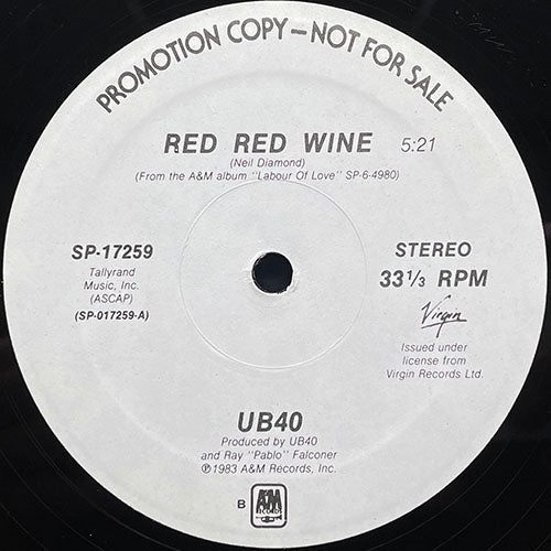 UB40 // RED RED WINE (5:21) / SHE CAUGHT THE TRAIN (3:17)