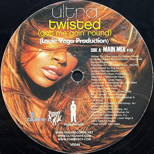 ULTRA (NATE) // TWISTED (GOT ME GOIN' ROUND) (MAIN MIX) (8:58) / (INSTRUMENTAL) (8:58)