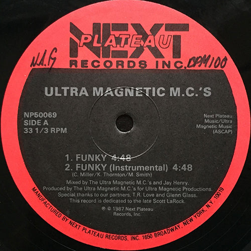 ULTRAMAGNETIC MC'S // FUNKY (2VER) / MENTALLY MAD (2VER)