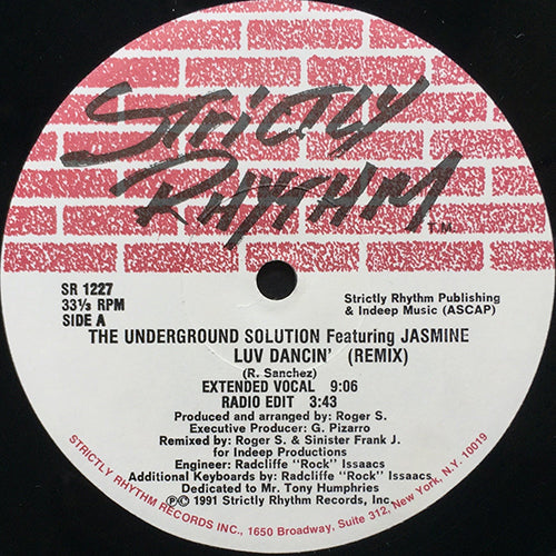 UNDERGROUND SOLUTION feat. JASMINE // LUV DANCIN' (REMIX) (4VER)