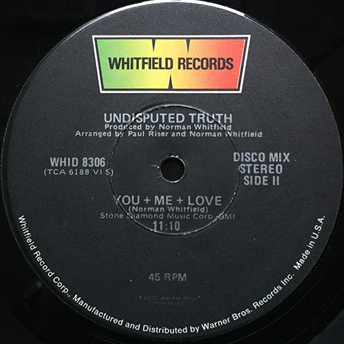 UNDISPUTED TRUTH // LET'S GO DOWN TO THE DISCO (9:10) / YOU + ME = LOVE (11:10) /