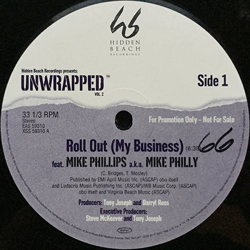 UNWRAPPED feat. MIKE PHILLIPS & KAREN BRIGGS // ROLL OUT (MY BUSINESS) (6:38) / HOT IN THERE (5:43)