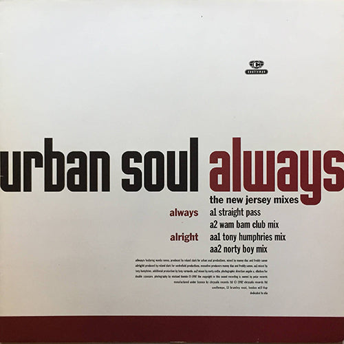 URBAN SOUL // HE'S ALWAYS (2VER) / ALRIGHT (2VER)