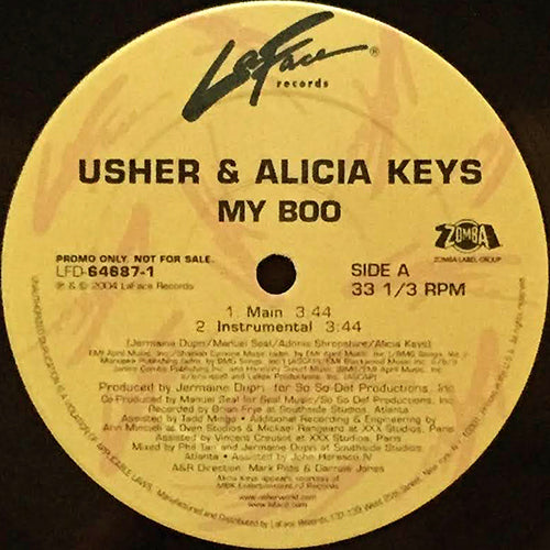 USHER & ALICIA KEYS // MY BOO (MAIN) / (INSTRUMENTAL)
