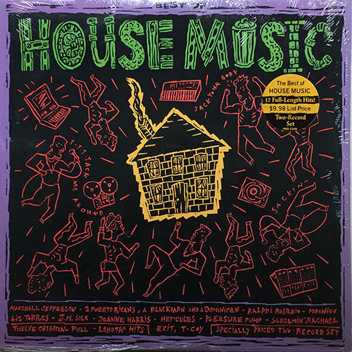 V.A. (RALPHI ROSARIO / LIZ TORRES / JEANNE HARRIS / HERCULES / PLEASURE PUMP / SCREAMING RACHEL / MARSHALL JEFFERSON / J.M. SILK / 2 PUERTO RICANS, A BLACKMAN AND A DOMINICAN / MOONFOU) // BEST OF HOUSE MUSIC (LP) inc. YOU USED TO HOLD ME etc