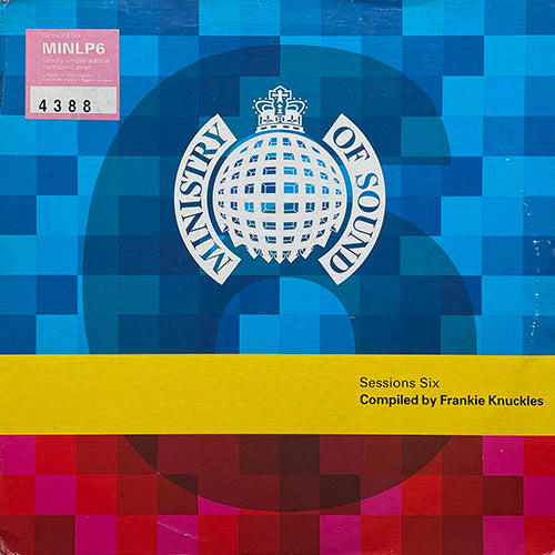 V.A. (BLACK MAGIC / KENLOU / F.K. / FAZE ACTION / BLACK SCIENCE ORCHESTRA / HOT LIZARD / M PEOPLE / VOICES / X-PRESS 2 / LIL' MO' YIN YANG / ST GERMAIN / INCOGNITO etc) // MINISTRY OF SOUND - SESSIONS SIX - Compiled by FRANKIE KNUCKLES (LP)