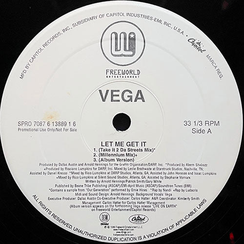 VEGA // LET ME GET IT (REMIX & ORIGINAL) (7VER)